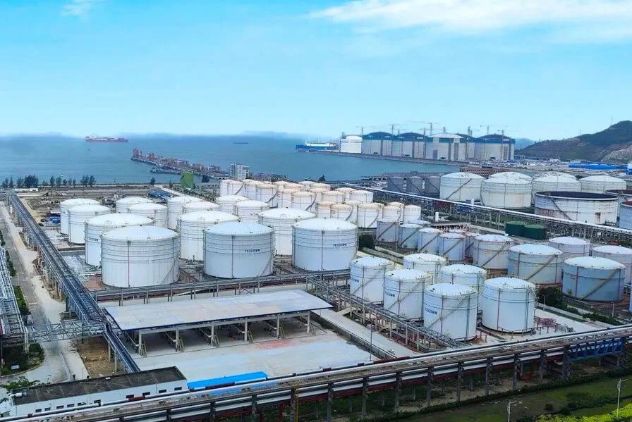 Проект соединения трубопровода сырой нефти DN600 Sinochem Тяньцзинь Port Petrochemical Storage Co., Ltd./Проект дома насоса сырой нефти