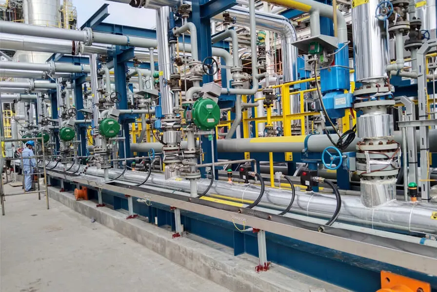 300000 T/Y Каустическая сода, 400000 T/Y Pvc Проект Общественные и вспомогательные блоки Huayi Qinzhou Химическая интегрированная передовая материальная база Guangxi Huayi Chlor-Alkali Chemical Co., Ltd.